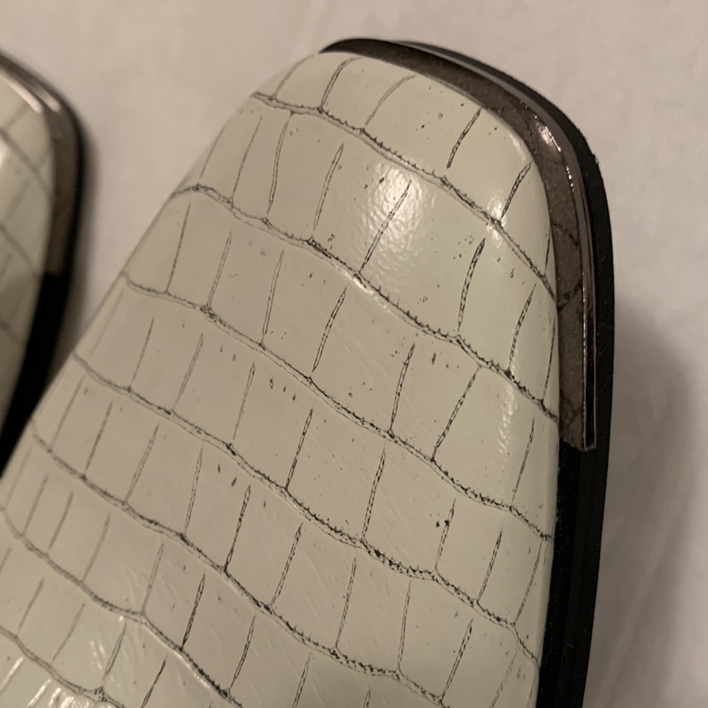 Mark Fisher LTD Taline Croc-Embossed SZ 11 Leather Booties Rodeo Western - Picture 7 of 14